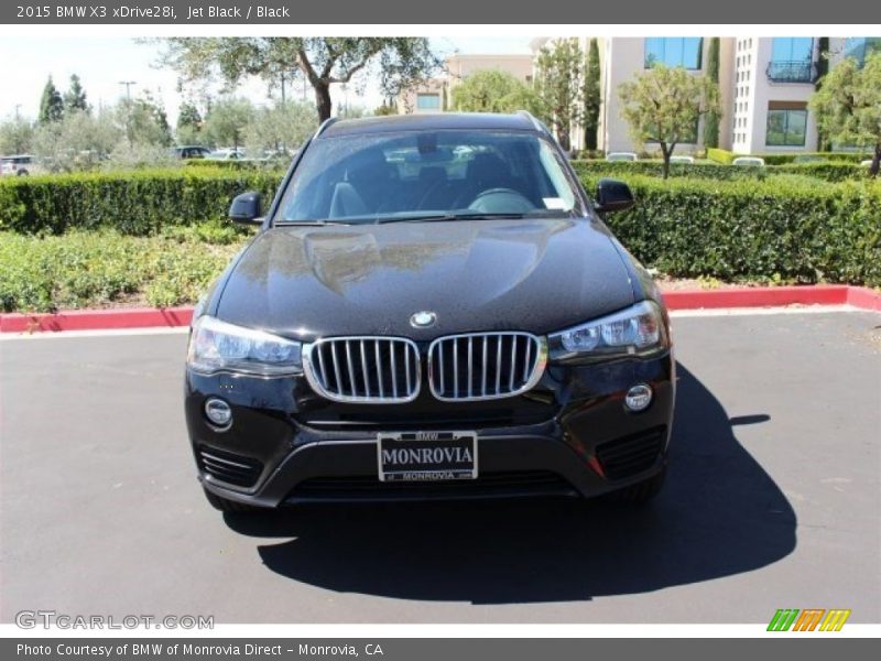 Jet Black / Black 2015 BMW X3 xDrive28i