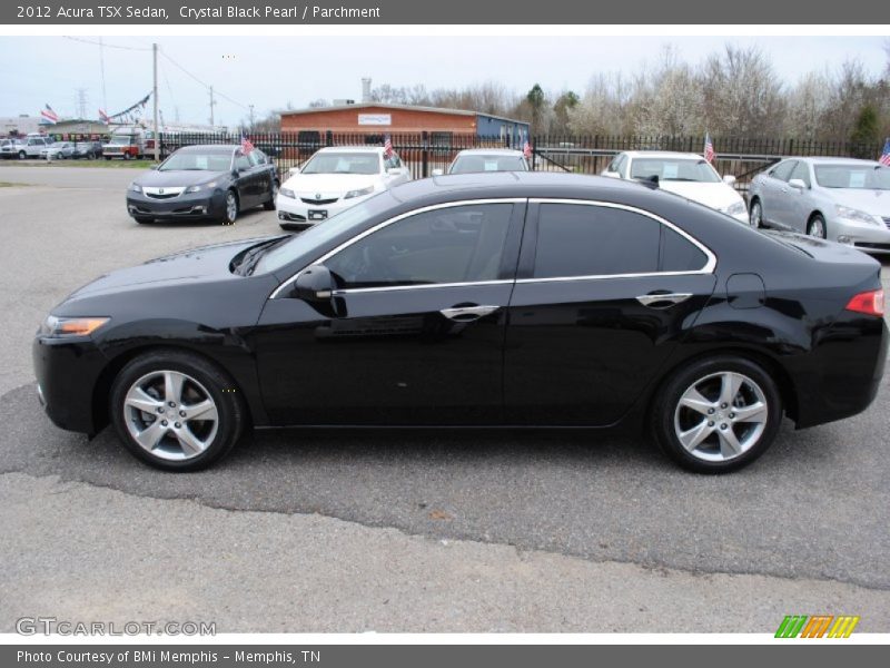 Crystal Black Pearl / Parchment 2012 Acura TSX Sedan