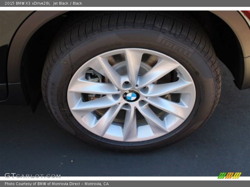 Jet Black / Black 2015 BMW X3 xDrive28i