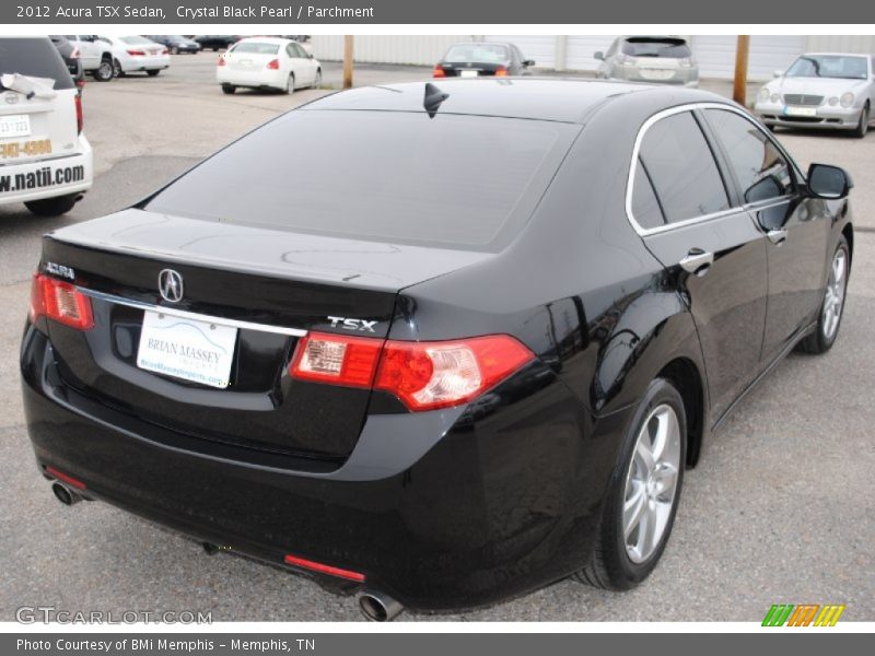 Crystal Black Pearl / Parchment 2012 Acura TSX Sedan