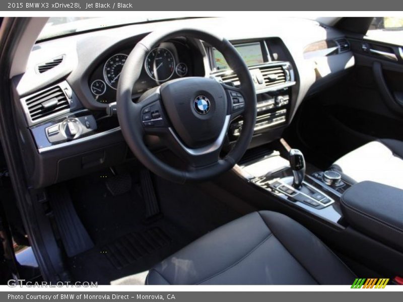 Jet Black / Black 2015 BMW X3 xDrive28i