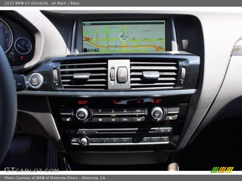 Jet Black / Black 2015 BMW X3 xDrive28i