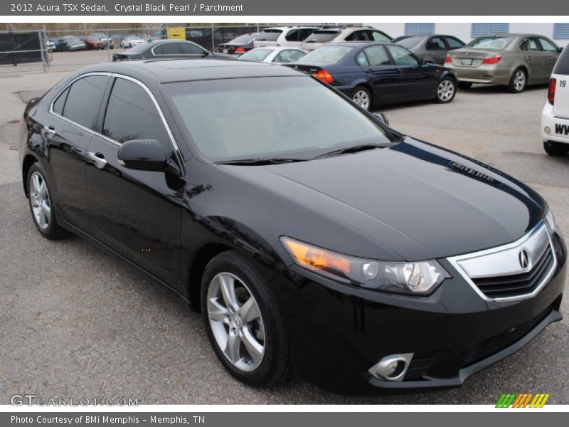 Crystal Black Pearl / Parchment 2012 Acura TSX Sedan