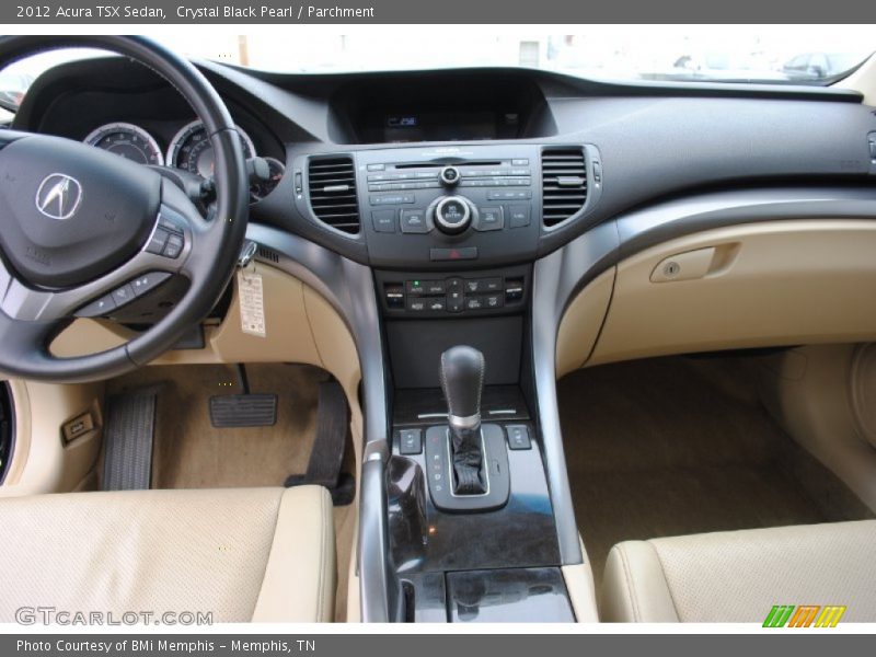 Crystal Black Pearl / Parchment 2012 Acura TSX Sedan