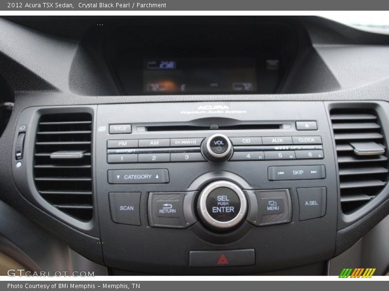 Crystal Black Pearl / Parchment 2012 Acura TSX Sedan