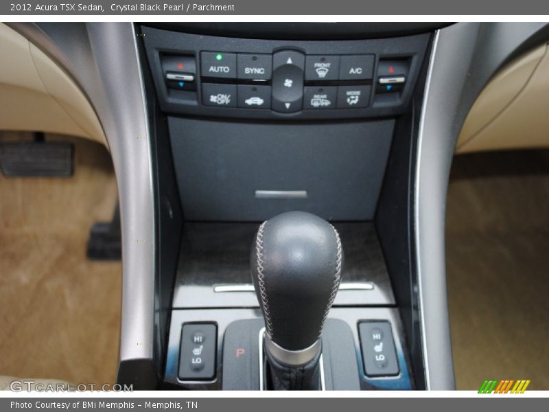 Crystal Black Pearl / Parchment 2012 Acura TSX Sedan