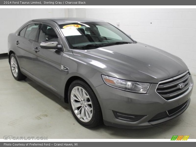 Sterling Gray / Charcoal Black 2014 Ford Taurus Limited