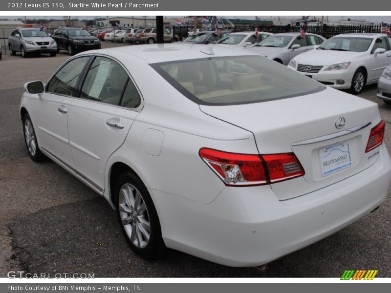 Starfire White Pearl / Parchment 2012 Lexus ES 350