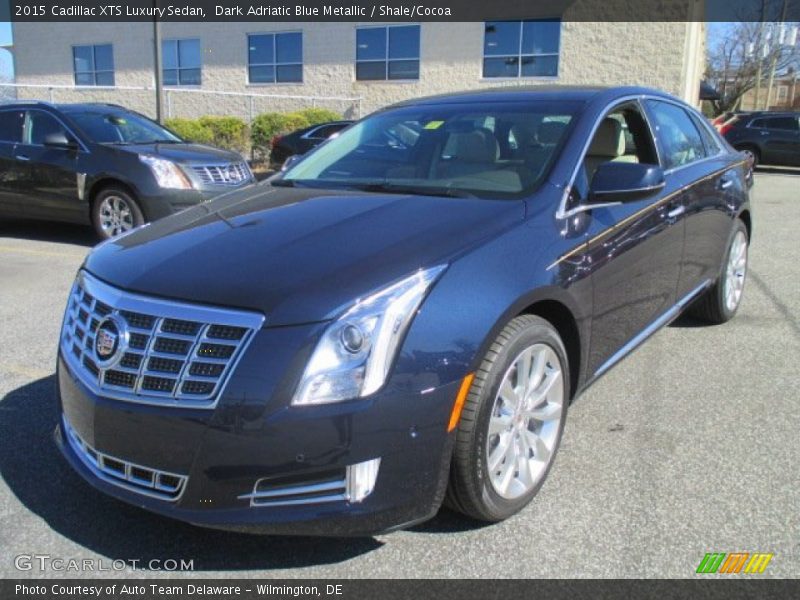 Dark Adriatic Blue Metallic / Shale/Cocoa 2015 Cadillac XTS Luxury Sedan