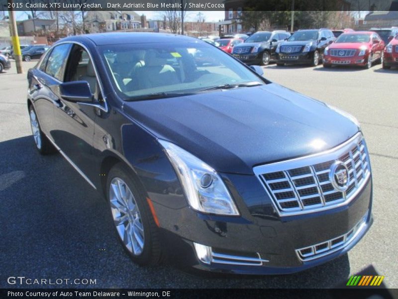Dark Adriatic Blue Metallic / Shale/Cocoa 2015 Cadillac XTS Luxury Sedan