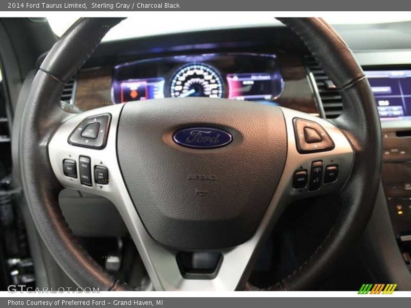 Sterling Gray / Charcoal Black 2014 Ford Taurus Limited