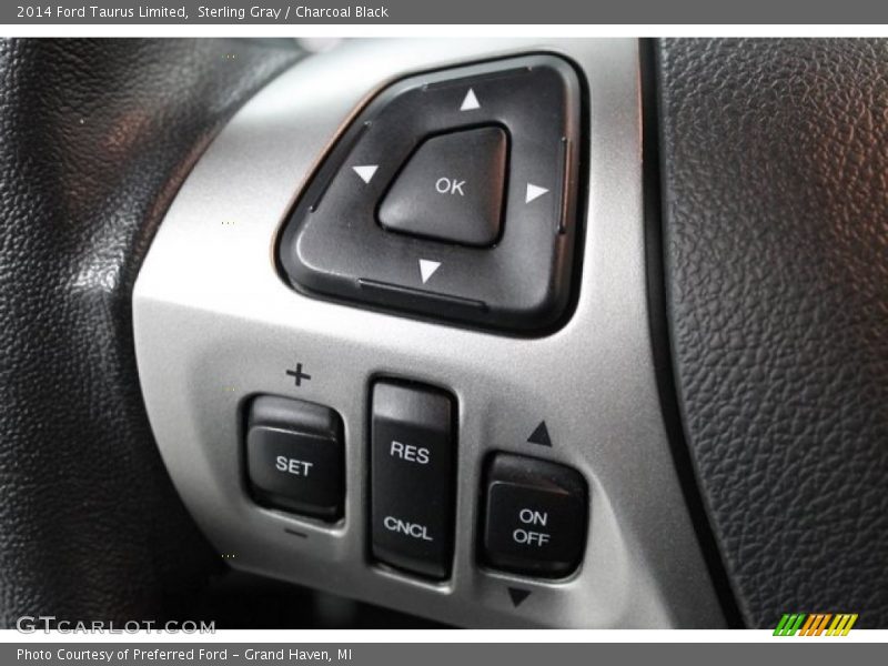Sterling Gray / Charcoal Black 2014 Ford Taurus Limited
