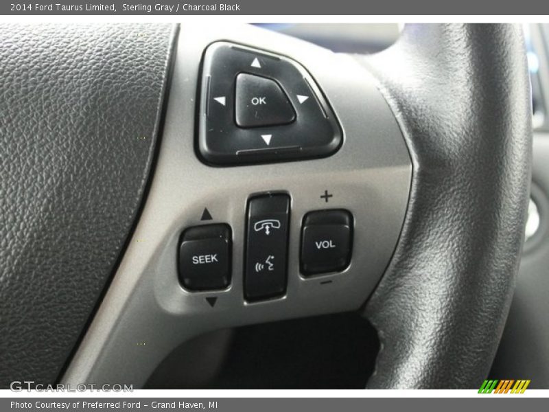 Sterling Gray / Charcoal Black 2014 Ford Taurus Limited