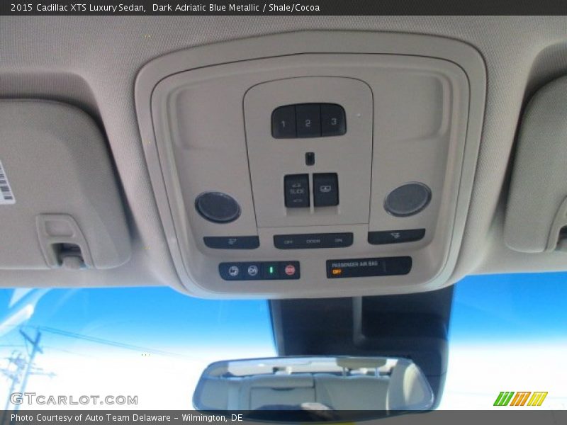 Dark Adriatic Blue Metallic / Shale/Cocoa 2015 Cadillac XTS Luxury Sedan