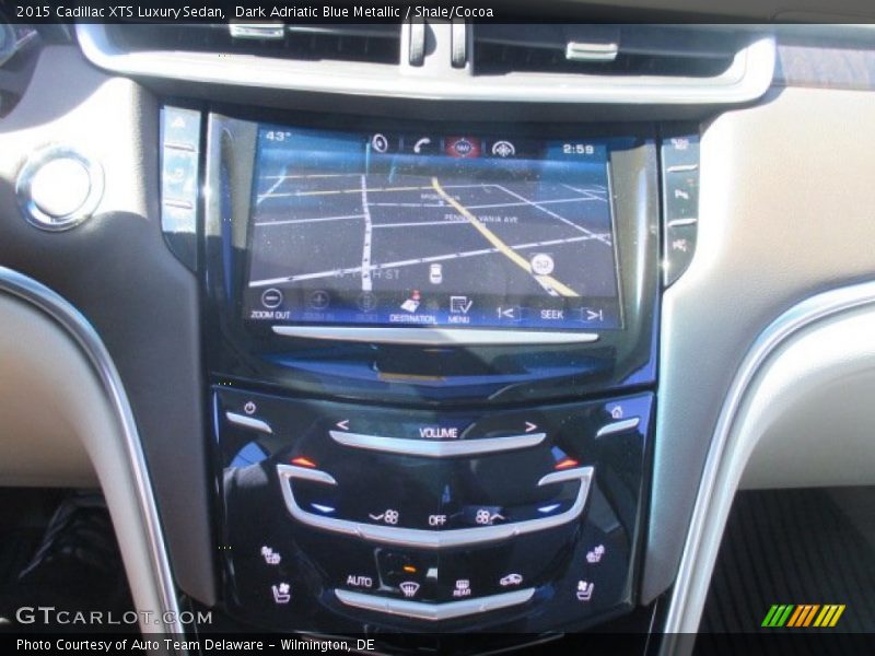 Dark Adriatic Blue Metallic / Shale/Cocoa 2015 Cadillac XTS Luxury Sedan