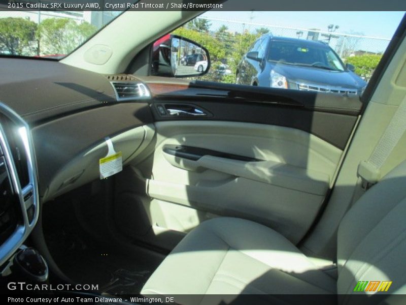 Crystal Red Tintcoat / Shale/Brownstone 2015 Cadillac SRX Luxury AWD