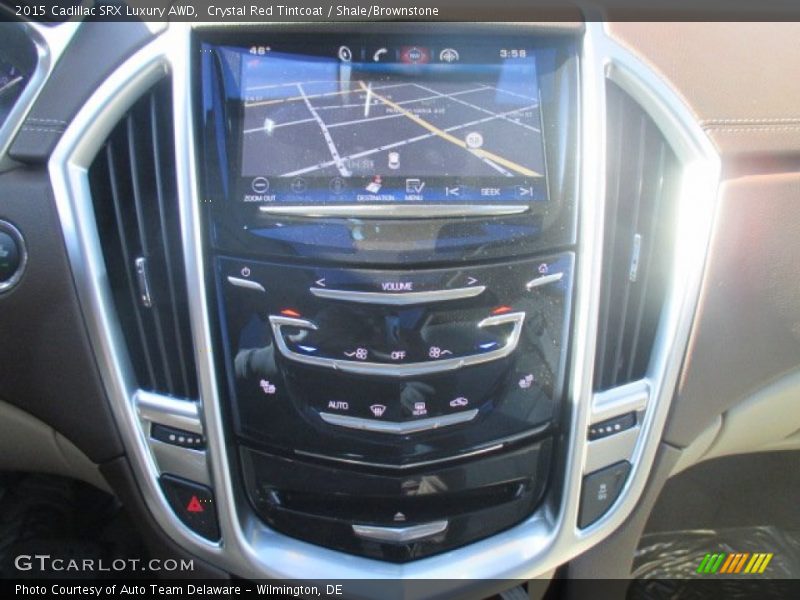 Crystal Red Tintcoat / Shale/Brownstone 2015 Cadillac SRX Luxury AWD