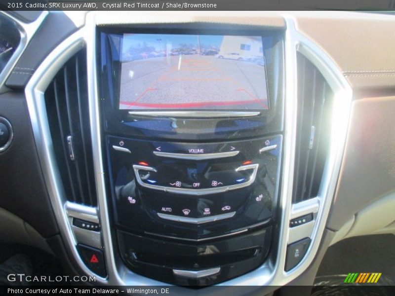 Crystal Red Tintcoat / Shale/Brownstone 2015 Cadillac SRX Luxury AWD