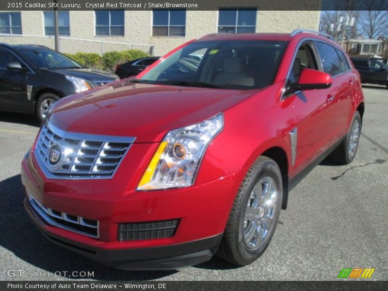 Crystal Red Tintcoat / Shale/Brownstone 2015 Cadillac SRX Luxury