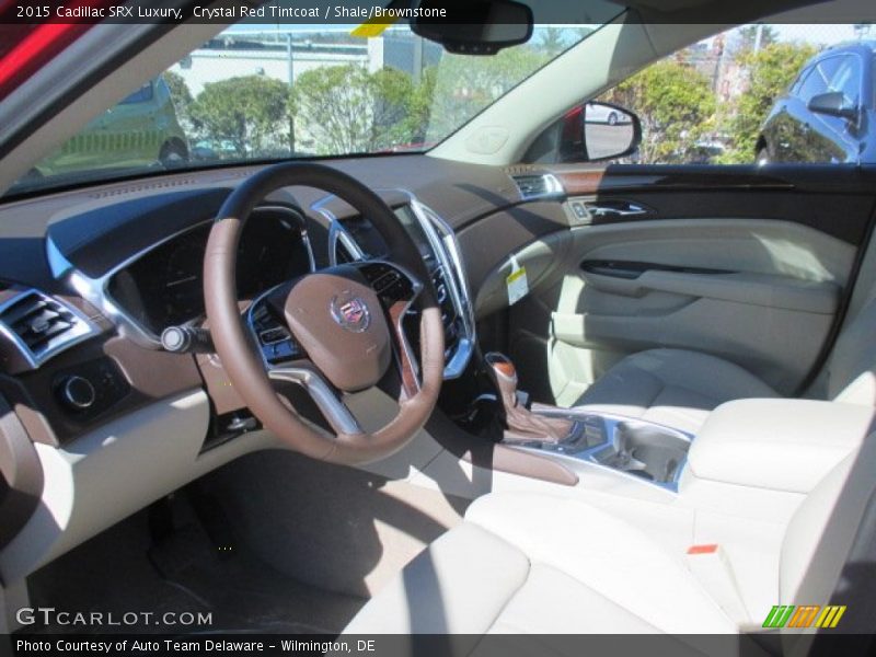 Crystal Red Tintcoat / Shale/Brownstone 2015 Cadillac SRX Luxury