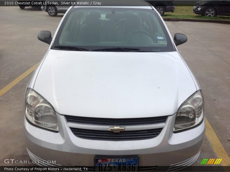 Silver Ice Metallic / Gray 2010 Chevrolet Cobalt LS Sedan