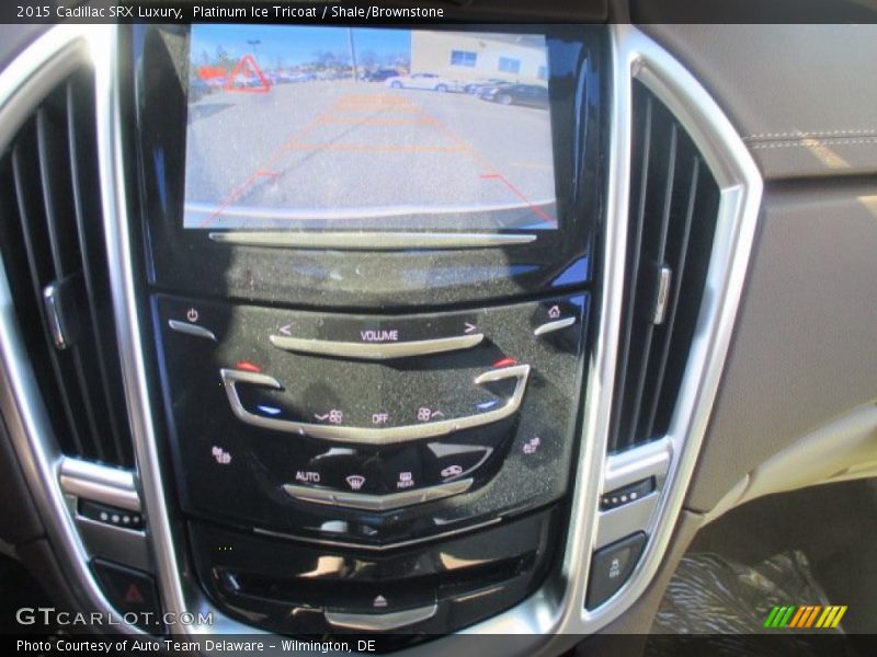 Platinum Ice Tricoat / Shale/Brownstone 2015 Cadillac SRX Luxury