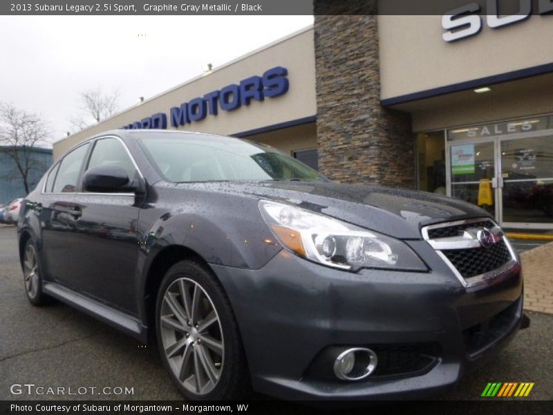 Graphite Gray Metallic / Black 2013 Subaru Legacy 2.5i Sport
