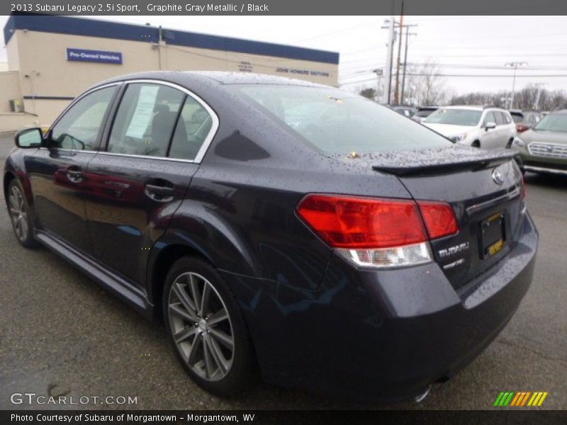 Graphite Gray Metallic / Black 2013 Subaru Legacy 2.5i Sport