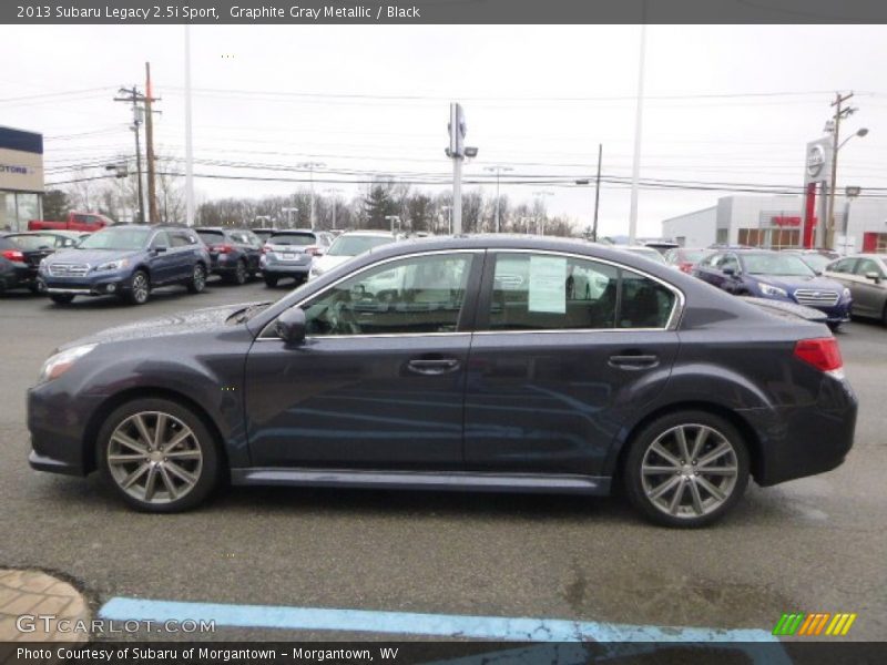 Graphite Gray Metallic / Black 2013 Subaru Legacy 2.5i Sport