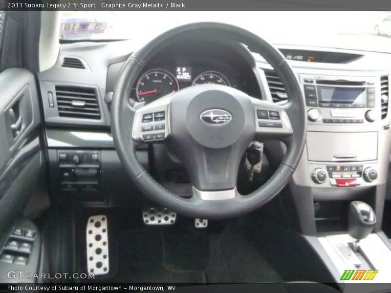 Graphite Gray Metallic / Black 2013 Subaru Legacy 2.5i Sport
