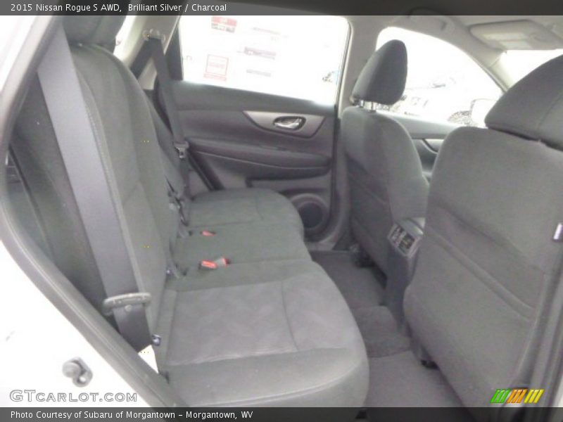 Brilliant Silver / Charcoal 2015 Nissan Rogue S AWD