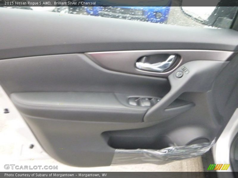 Brilliant Silver / Charcoal 2015 Nissan Rogue S AWD