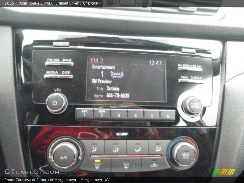 Brilliant Silver / Charcoal 2015 Nissan Rogue S AWD