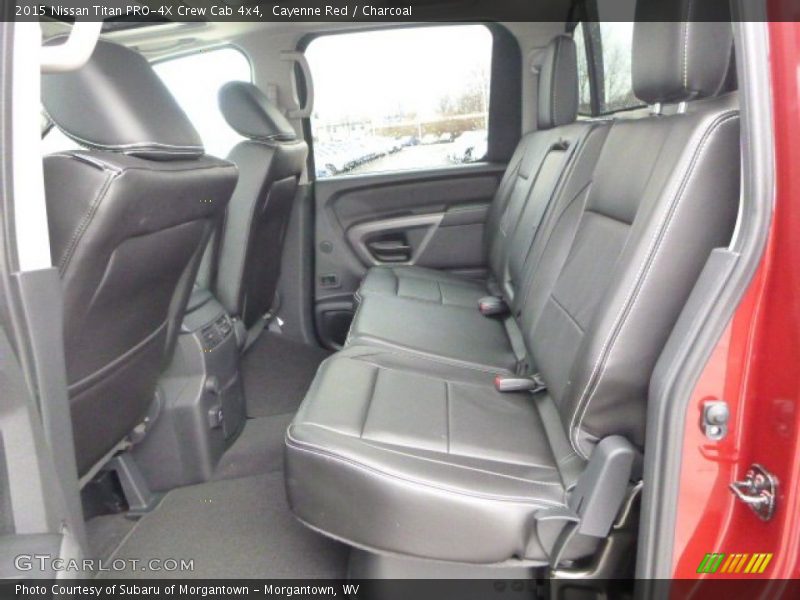 Rear Seat of 2015 Titan PRO-4X Crew Cab 4x4
