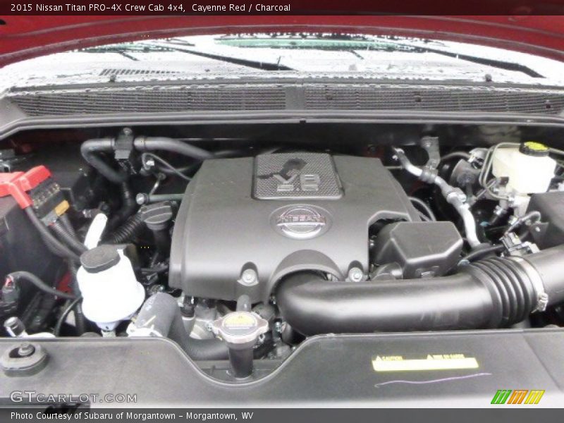  2015 Titan PRO-4X Crew Cab 4x4 Engine - 5.6 Liter DOHC 32-Valve CVTCS VK56DE V8