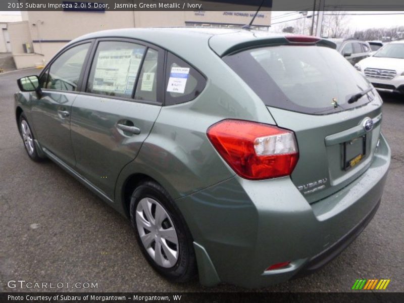 Jasmine Green Metallic / Ivory 2015 Subaru Impreza 2.0i 5 Door