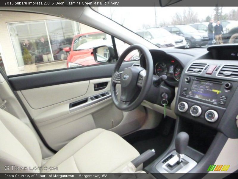 Jasmine Green Metallic / Ivory 2015 Subaru Impreza 2.0i 5 Door
