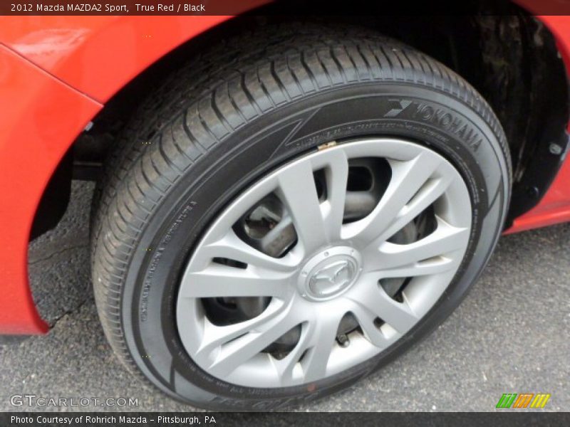 True Red / Black 2012 Mazda MAZDA2 Sport