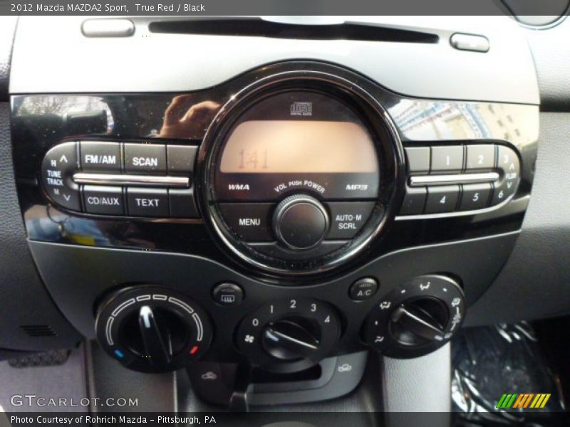 True Red / Black 2012 Mazda MAZDA2 Sport