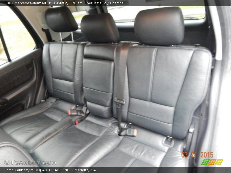 Brilliant Silver Metallic / Charcoal 2004 Mercedes-Benz ML 350 4Matic