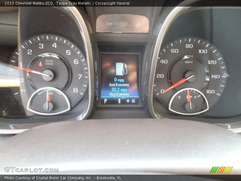 Taupe Gray Metallic / Cocoa/Light Neutral 2013 Chevrolet Malibu ECO