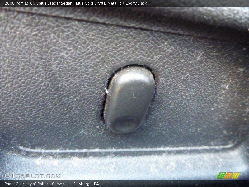 Blue Gold Crystal Metallic / Ebony Black 2008 Pontiac G6 Value Leader Sedan
