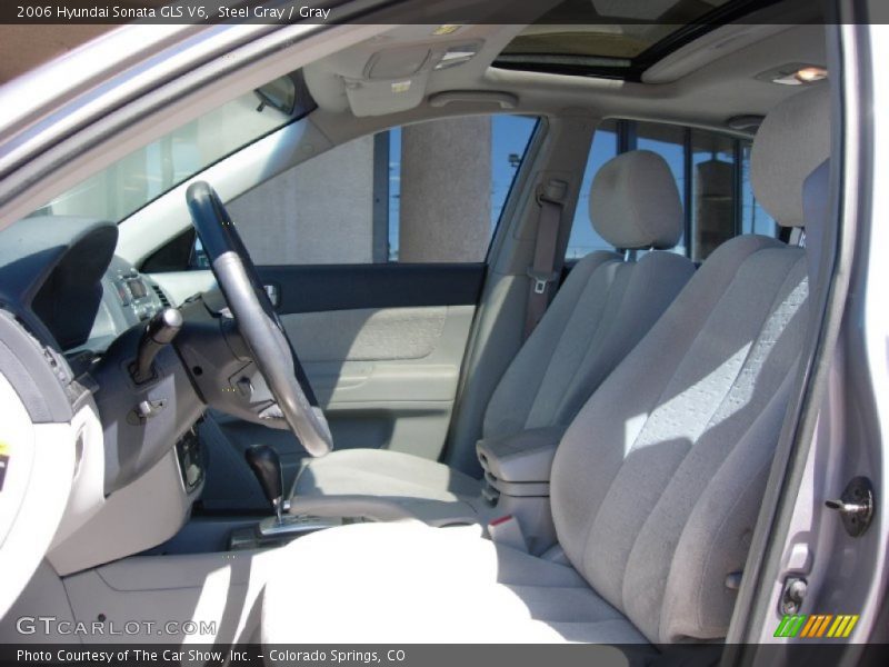 Steel Gray / Gray 2006 Hyundai Sonata GLS V6