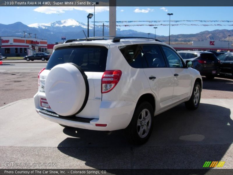 Super White / Sand Beige 2010 Toyota RAV4 I4 4WD