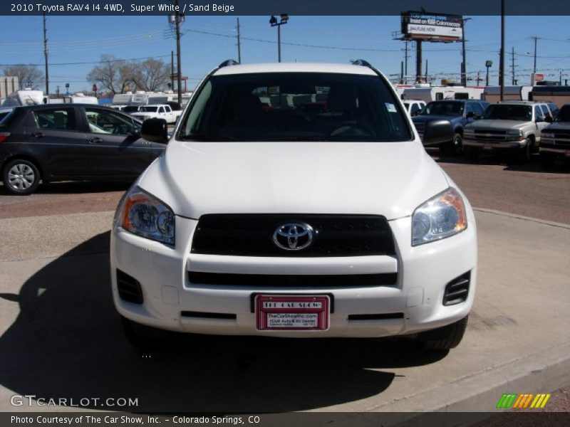 Super White / Sand Beige 2010 Toyota RAV4 I4 4WD