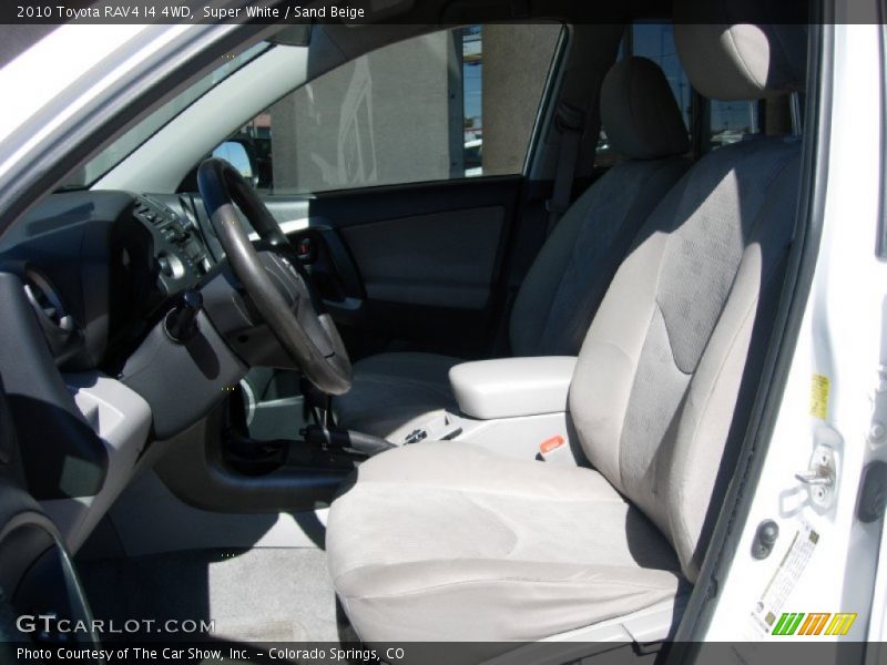 Super White / Sand Beige 2010 Toyota RAV4 I4 4WD
