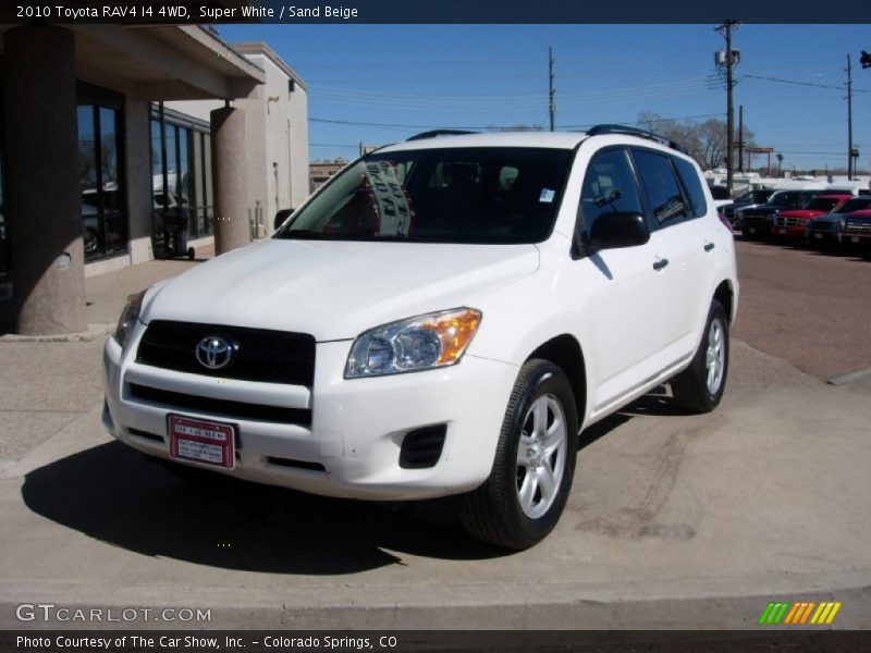 Super White / Sand Beige 2010 Toyota RAV4 I4 4WD