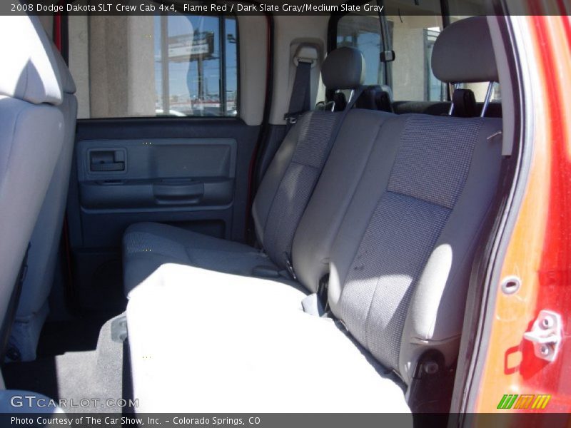 Flame Red / Dark Slate Gray/Medium Slate Gray 2008 Dodge Dakota SLT Crew Cab 4x4