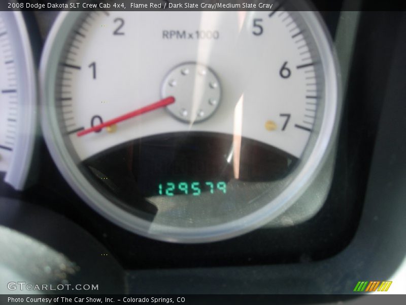 Flame Red / Dark Slate Gray/Medium Slate Gray 2008 Dodge Dakota SLT Crew Cab 4x4