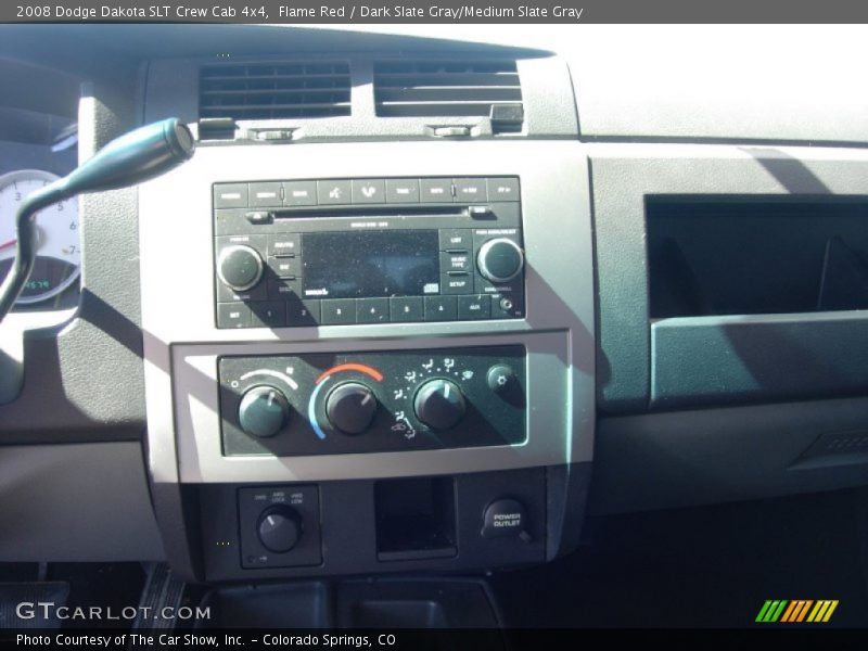 Flame Red / Dark Slate Gray/Medium Slate Gray 2008 Dodge Dakota SLT Crew Cab 4x4